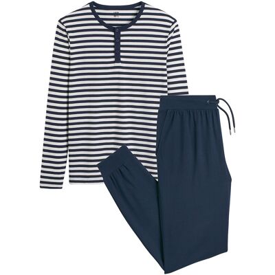 LA REDOUTE COLLECTIONS Pyjama en jersey, haut rayé LA REDOUTE COLLECTIONS Pyjama en jersey, haut rayé