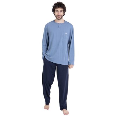 ATHENA Pyjama long en coton, col ouvert ATHENA Pyjama long en coton, col ouvert