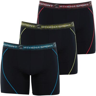 ATHENA Lot de 3 boxers long Training ATHENA Lot de 3 boxers long Training
