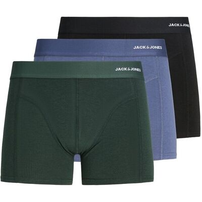 JACK & JONES Lot de 3 boxers unis JACK & JONES Lot de 3 boxers unis