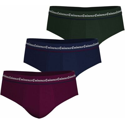 EMINENCE Lot de 3 slips en coton EMINENCE Lot de 3 slips en coton
