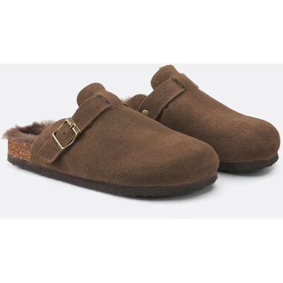 LA REDOUTE COLLECTIONS Mules sabots en cuir suédé LA REDOUTE COLLECTIONS Mules sabots en cuir suédé