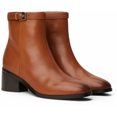 TOMMY HILFIGER Bottines à talon en cuir TOMMY HILFIGER Bottines à talon en cuir
