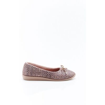 DAMART Chaussons, imprimé léopard DAMART Chaussons, imprimé léopard
