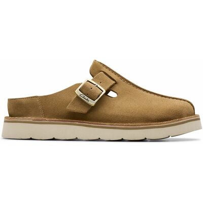 CLARKS Mules fermées en cuir suédé Solsbury CLARKS Mules fermées en cuir suédé Solsbury