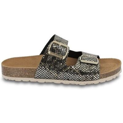 LES TROPEZIENNES PAR M.BELARBI Mules confort en cuir Zatix Snake LES TROPEZIENNES PAR M.BELARBI Mules confort en cuir Zatix Snake