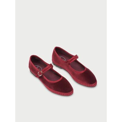 FLABELUS Ballerines Mary-Jane en velours Lucrecia FLABELUS Ballerines Mary-Jane en velours Lucrecia