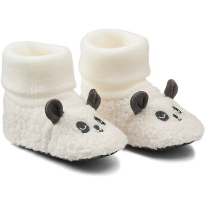 LA REDOUTE COLLECTIONS Chaussons polaire à enfiler, tête de panda LA REDOUTE COLLECTIONS Chaussons polaire à enfiler, tête de panda