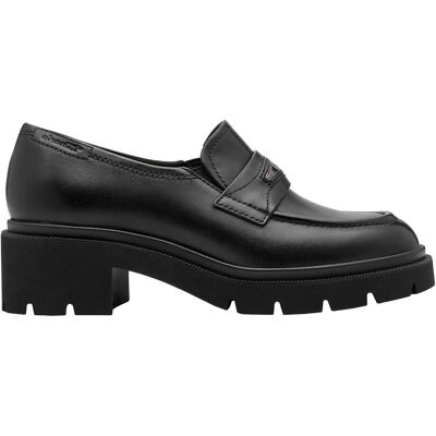 TAMARIS Mocassins en cuir, talon bloc TAMARIS Mocassins en cuir, talon bloc