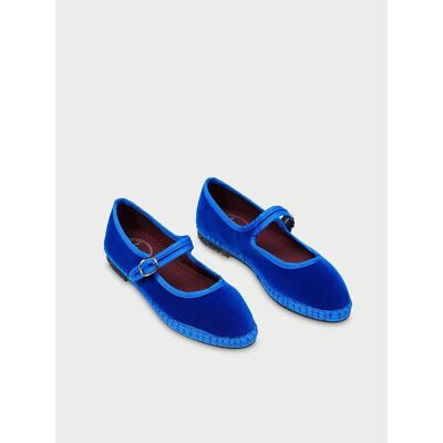 FLABELUS Ballerines Mary-Jane en velours Oe FLABELUS Ballerines Mary-Jane en velours Oe