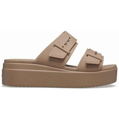 CROCS Mules compensées Brooklyn Buckle CROCS Mules compensées Brooklyn Buckle