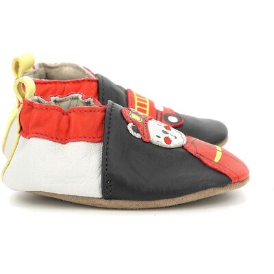 ROBEEZ Chaussons cuir Fireman ROBEEZ Chaussons cuir Fireman