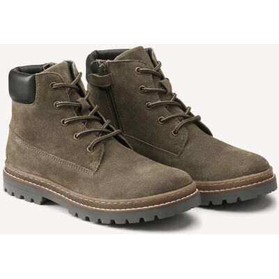 LA REDOUTE COLLECTIONS Bottines zippées et à lacets en cuir LA REDOUTE COLLECTIONS Bottines zippées et à lacets en cuir
