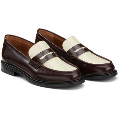 LA REDOUTE COLLECTIONS Mocassin en cuir bicolore, Signature SIBYLLE LA REDOUTE COLLECTIONS Mocassin en cuir bicolore, Signature SIBYLLE