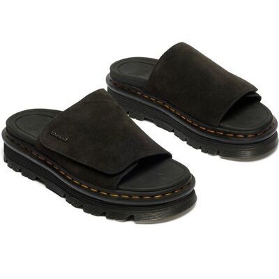 DR. MARTENS Mules ZebZag en cuir suède DR. MARTENS Mules ZebZag en cuir suède