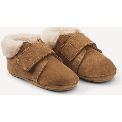 LA REDOUTE COLLECTIONS Chaussons en cuir suédé avec sherpa LA REDOUTE COLLECTIONS Chaussons en cuir suédé avec sherpa