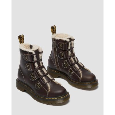 DR. MARTENS Boots en cuir fourrées 1460 Lace to Toe DR. MARTENS Boots en cuir fourrées 1460 Lace to Toe