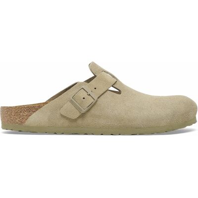 BIRKENSTOCK Sabots en cuir suédé Boston BIRKENSTOCK Sabots en cuir suédé Boston
