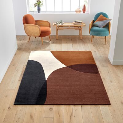 LA REDOUTE INTERIEURS Tapis en laine, Urbana - Multicolore, 3 Tailles LA REDOUTE INTERIEURS Tapis en laine, Urbana - Multicolore, 3 Tailles