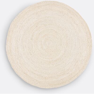 LA REDOUTE INTERIEURS Tapis rond en jute blanchi - Tapis LA REDOUTE INTERIEURS Tapis rond en jute blanchi - Tapis