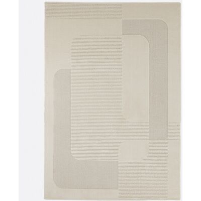 LA REDOUTE INTERIEURS Tapis motif géométrique reliéfé, Lodgo LA REDOUTE INTERIEURS Tapis motif géométrique reliéfé, Lodgo
