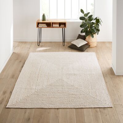 LA REDOUTE INTERIEURS Tapis en jute - Bleu LA REDOUTE INTERIEURS Tapis en jute - Bleu