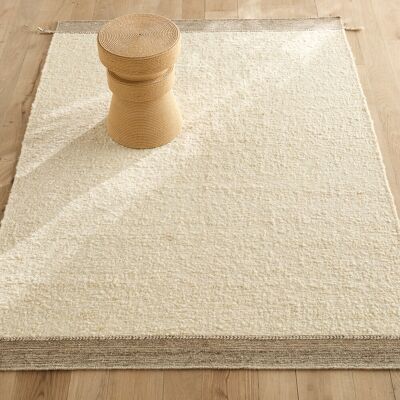 AM.PM Tapis Malli - Tissu Main en Laine, Tons Naturels AM.PM Tapis Malli - Tissu Main en Laine, Tons Naturels