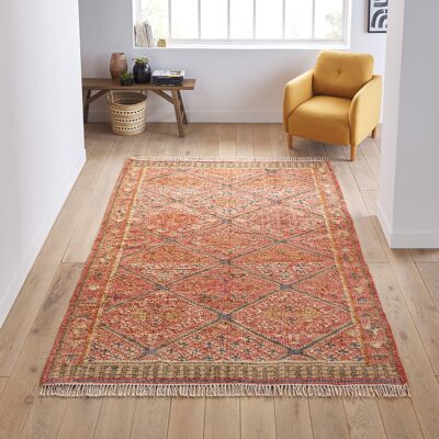 LA REDOUTE INTERIEURS Tapis Saliha en Jute et Coton - Style Nomade LA REDOUTE INTERIEURS Tapis Saliha en Jute et Coton - Style Nomade