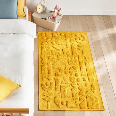 AM.PM Tapis enfant motif géométrique, en coton bio, tissé et tufté main, PODOTAK AM.PM Tapis enfant motif géométrique, en coton bio, tissé et tufté main, PODOTAK