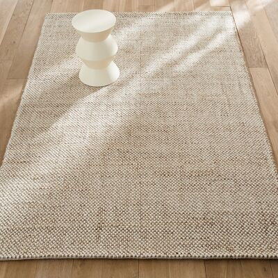 Tapis laine et jute AM.PM - Tissé à la main Texture naturelle Tapis laine et jute AM.PM - Tissé à la main Texture naturelle