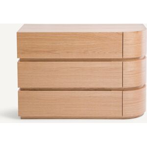 AM.PM Élément commode à angle rond pour dressing modulable, en plaqué chêne, EVORIA AM.PM Élément commode à angle rond pour dressing modulable, en plaqué chêne, EVORIA