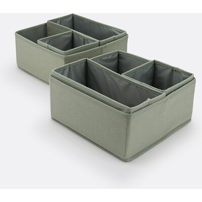 LA REDOUTE INTERIEURS Lot de 6 boites de rangement Odani LA REDOUTE INTERIEURS Lot de 6 boites de rangement Odani