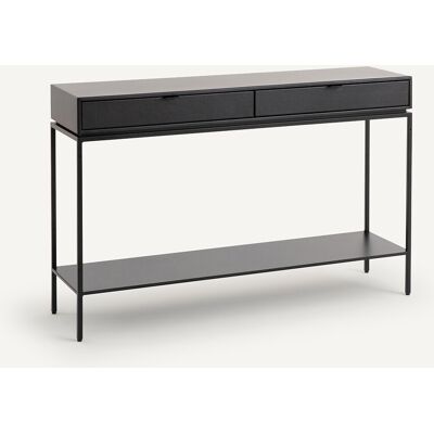 AM.PM Console métal acier et cuir Réalto AM.PM Console métal acier et cuir Réalto