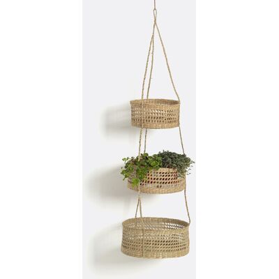 LA REDOUTE INTERIEURS Paniers suspendus en herbier CESTA LA REDOUTE INTERIEURS Paniers suspendus en herbier CESTA