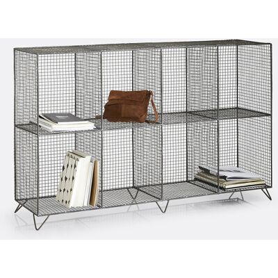 LA REDOUTE INTERIEURS Étagère en métal AREGLO avec 8 compartiments - Rangement LA REDOUTE INTERIEURS Étagère en métal AREGLO avec 8 compartiments - Rangement