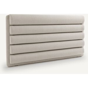 AM.PM Kachka Tête de lit incurvée en tissu texturé - Lit AM.PM Kachka Tête de lit incurvée en tissu texturé - Lit