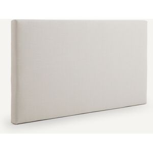 Tête de lit Johnson en lin et laine - 110cm - Beige Tête de lit Johnson en lin et laine - 110cm - Beige