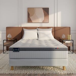 La Redoute Interiors Premium Rêve Tapissé - Blanc - Lit Boxspring La Redoute Interiors Premium Rêve Tapissé - Blanc - Lit Boxspring