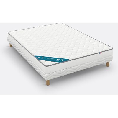 LA REDOUTE INTERIEURS Ensemble matelas mousse, soutien mi-ferme, accueil moelleux et sommier LA REDOUTE INTERIEURS Ensemble matelas mousse, soutien mi-ferme, accueil moelleux et sommier