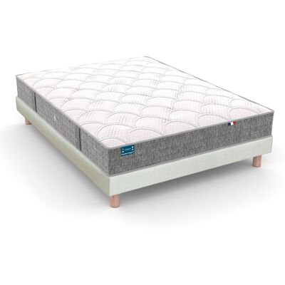 LA REDOUTE INTERIEURS Ensemble matelas mousse HR 35kg/m3, soutien mi-ferme, accueil moelleux + sommier LA REDOUTE INTERIEURS Ensemble matelas mousse HR 35kg/m3, soutien mi-ferme, accueil moelleux + sommier