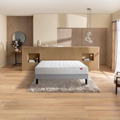 EPEDA Ensemble matelas 560 ressorts le Poétique + sommier tapissier EPEDA Ensemble matelas 560 ressorts le Poétique + sommier tapissier 