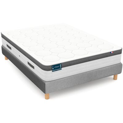 LA REDOUTE INTERIEURS Ensemble matelas Premium 1134 ressorts ferme accueil mémoire de forme et sommier LA REDOUTE INTERIEURS Ensemble matelas Premium 1134 ressorts ferme accueil mémoire de forme et sommier