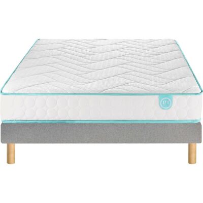 MERINOS Ens. matelas mousse + sommier, LE TOUT TONIQUE MERINOS Ens. matelas mousse + sommier, LE TOUT TONIQUE