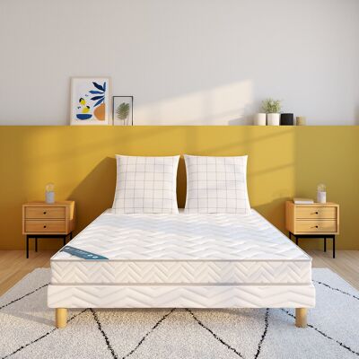 Matelas en mousse 14cm Blanc - La Redoute Intérieurs Matelas en mousse 14cm Blanc - La Redoute Intérieurs