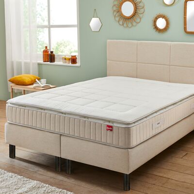 EPEDA Ensemble Boxspring Enchanteur 5 en 1 Beige EPEDA Ensemble Boxspring Enchanteur 5 en 1 Beige