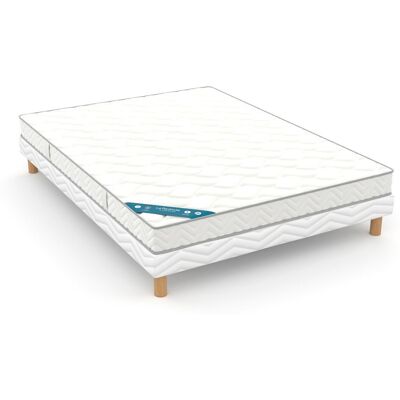 Matelas en mousse HR 18cm ferme blanc - La Redoute Interieurs - Lit Matelas en mousse HR 18cm ferme blanc - La Redoute Interieurs - Lit