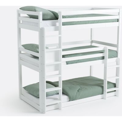 LA REDOUTE INTERIEURS Lits superposés 3 couchages avec sommiers, Maysar LA REDOUTE INTERIEURS Lits superposés 3 couchages avec sommiers, Maysar
