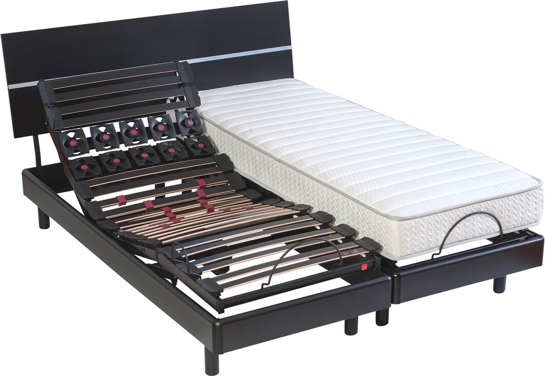 EPEDA Ensemble matelas Ressorts sommier relaxation Cosmo