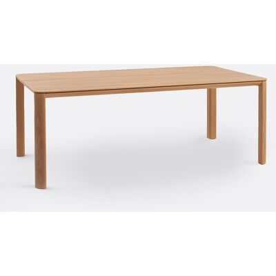 LA REDOUTE INTERIEURS Table de jardin en aluminium décor teck, 6 à 8 couverts, ALUMIO LA REDOUTE INTERIEURS Table de jardin en aluminium décor teck, 6 à 8 couverts, ALUMIO