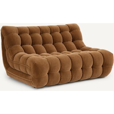 AM.PM Banquette modulable 2 places, capitonnée, en velours, JUD AM.PM Banquette modulable 2 places, capitonnée, en velours, JUD